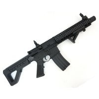 Crosman DPMS SBR, кал. 4,5 мм, (М16 метал, автомат. Огонь, коллиматор)