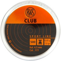 Пули RWS Club 0,45 г (500 штук) 4,5 мм