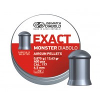 Пули JSB Diabolo Exact Monster 0,87 г (400 штук) 4,5 мм